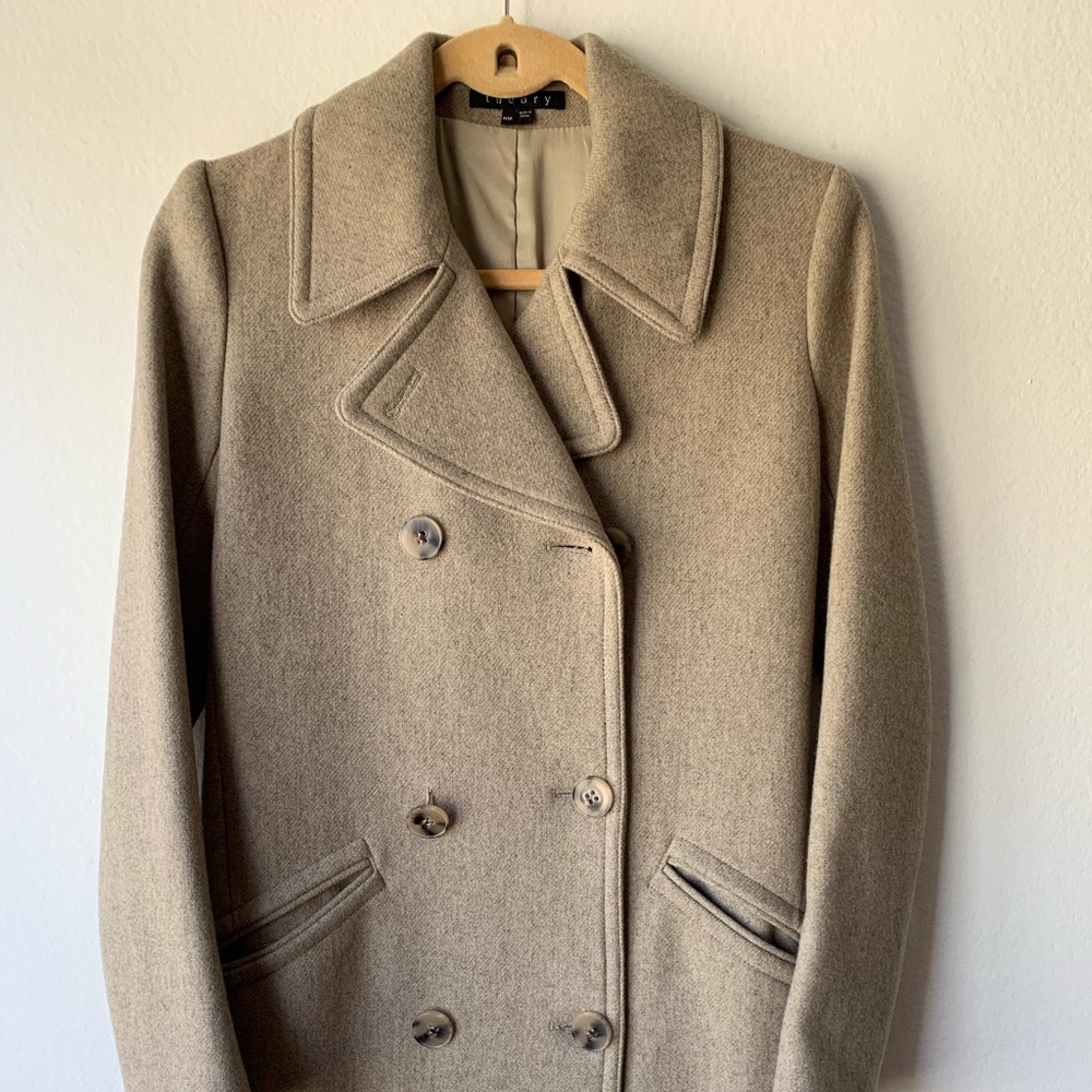 Theory Camel Coat